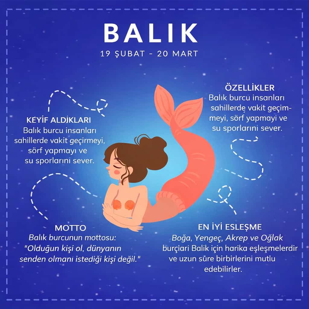 Balık Burcu Genel Özellikleri